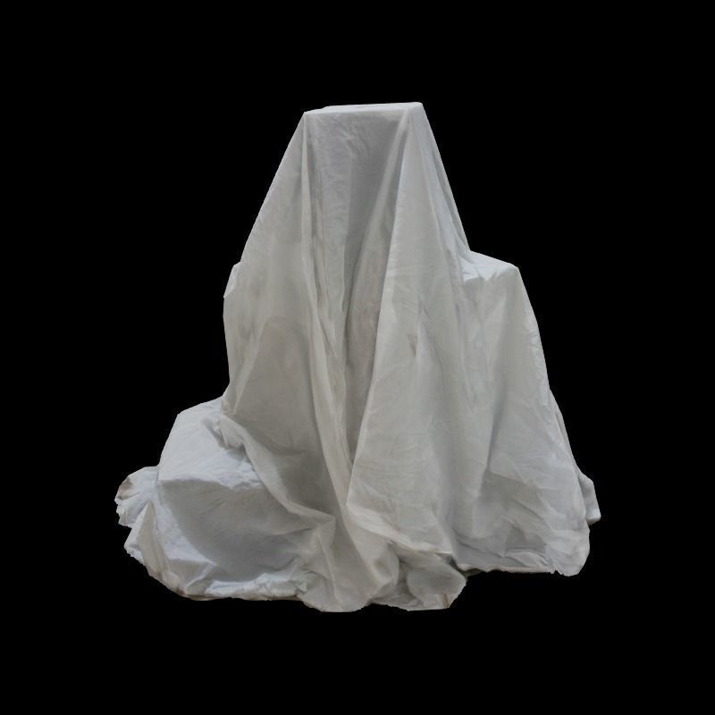 Sheet Covered Crates Or Boxes Low Poly Game Ready Scanned Low-poly 3D model_6