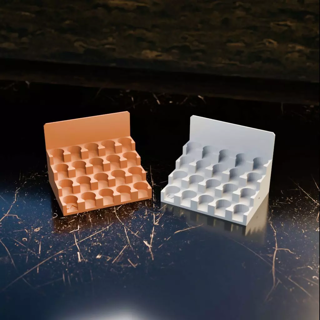 018LT LA Unit 20x GW Citadel Paint Rack 3D print model 3D print model