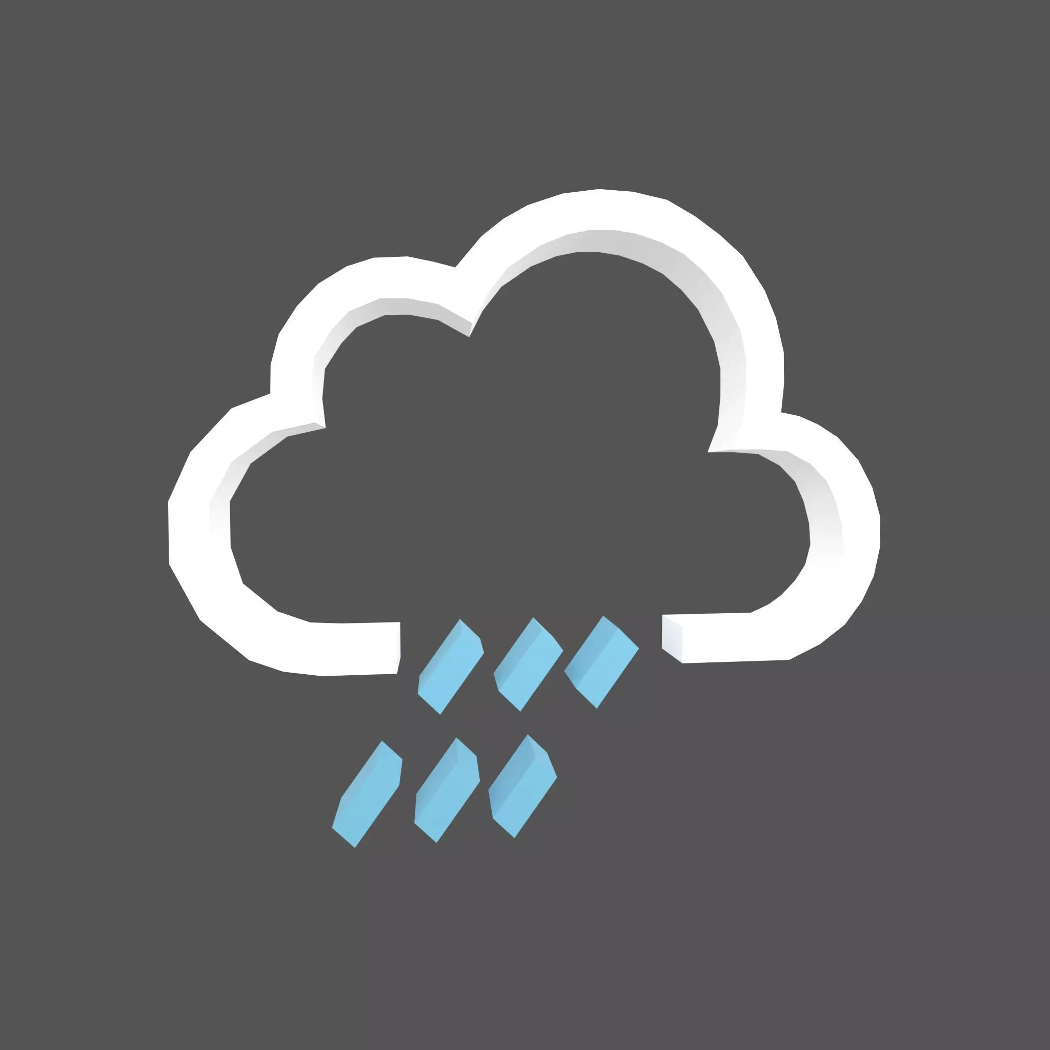 Weather Symbol v11 002 Low-poly 3D model