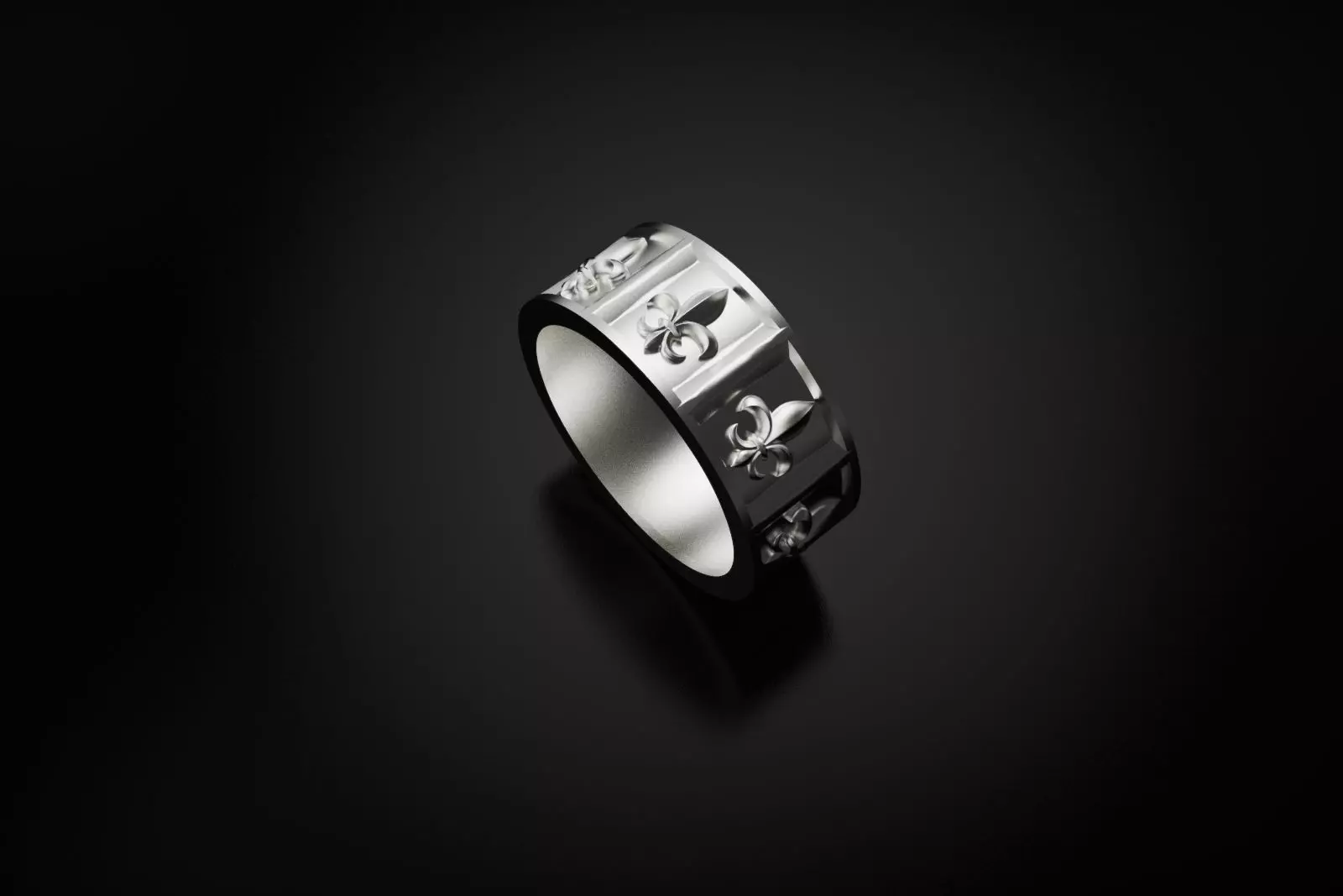 Gothic Ring for 3D printing 3D print model 3D print model