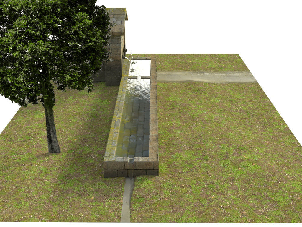 Fountain 3D model_7