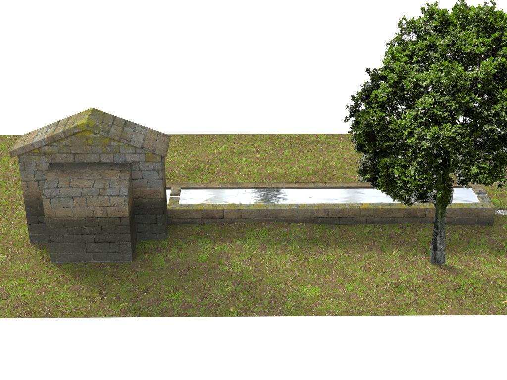 Fountain 3D model_5