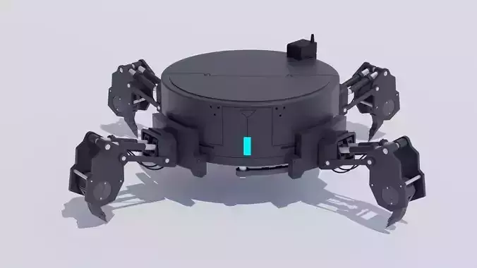 small robot 3D model