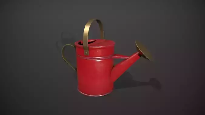 Red Watering Can