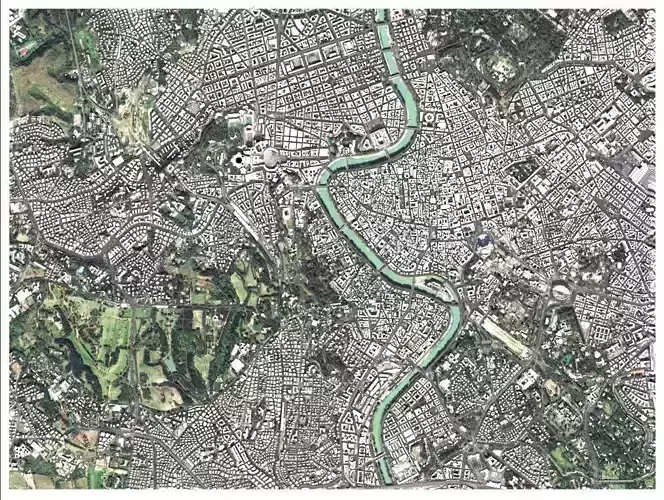 Cityscape Rome Italy 