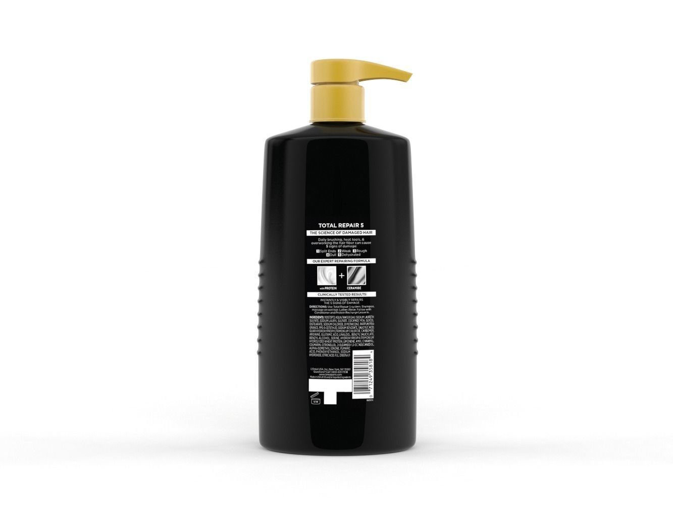 LOREAL Paris Elvive Shampoo and Conditioner 3D model_5