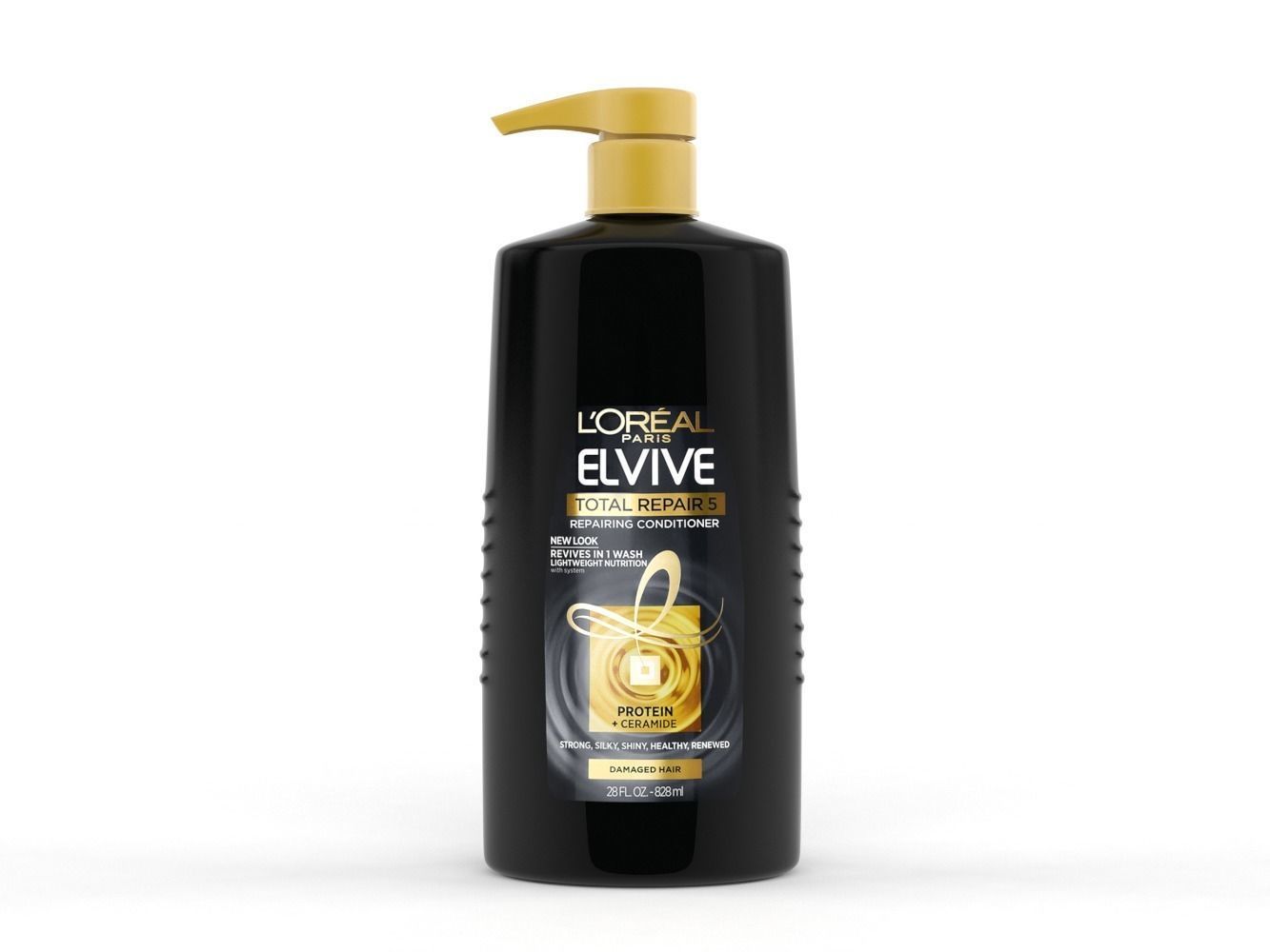 LOREAL Paris Elvive Shampoo and Conditioner 3D model_1