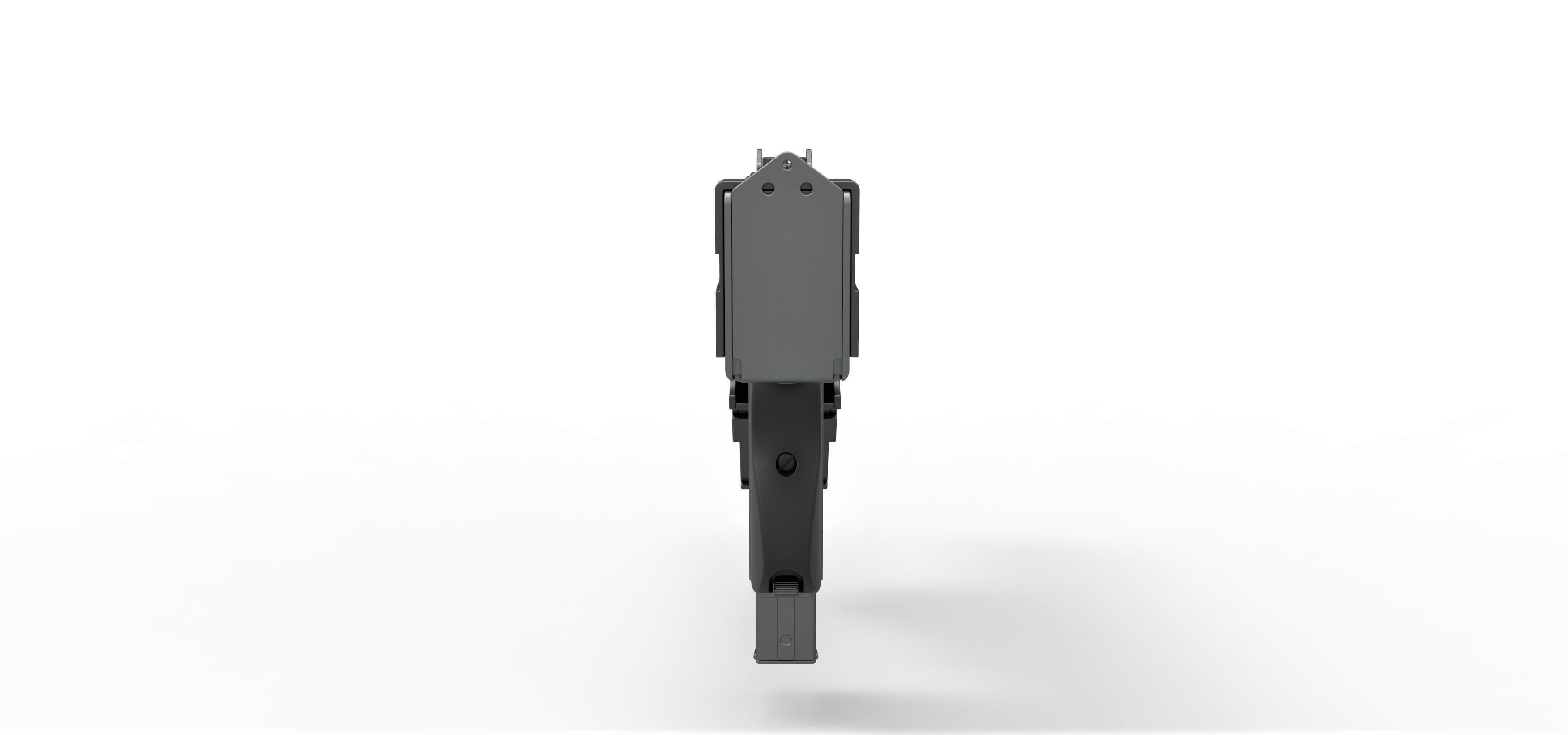 Submachine gun modified MAC-10 from the movie Blade 2 2002 3D model_11