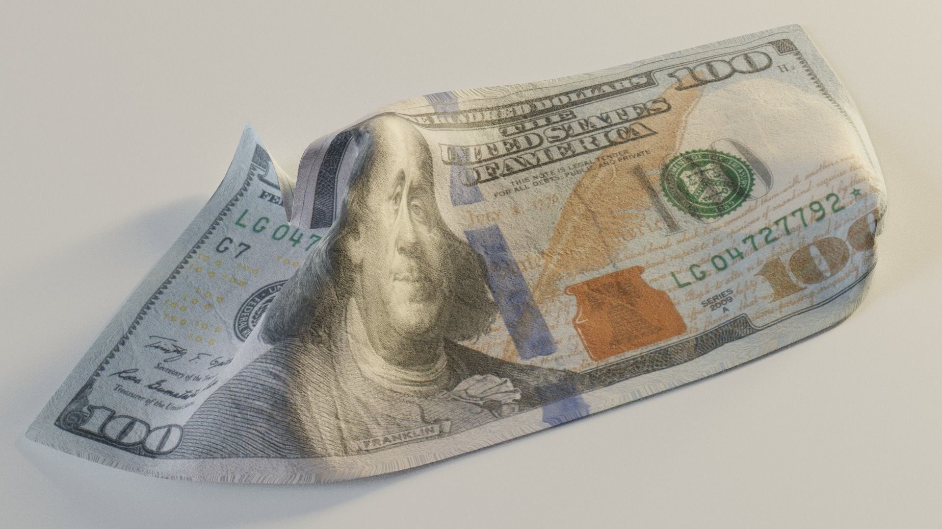 USD Money Piles Stacks and Explosions Pack 3D model_5