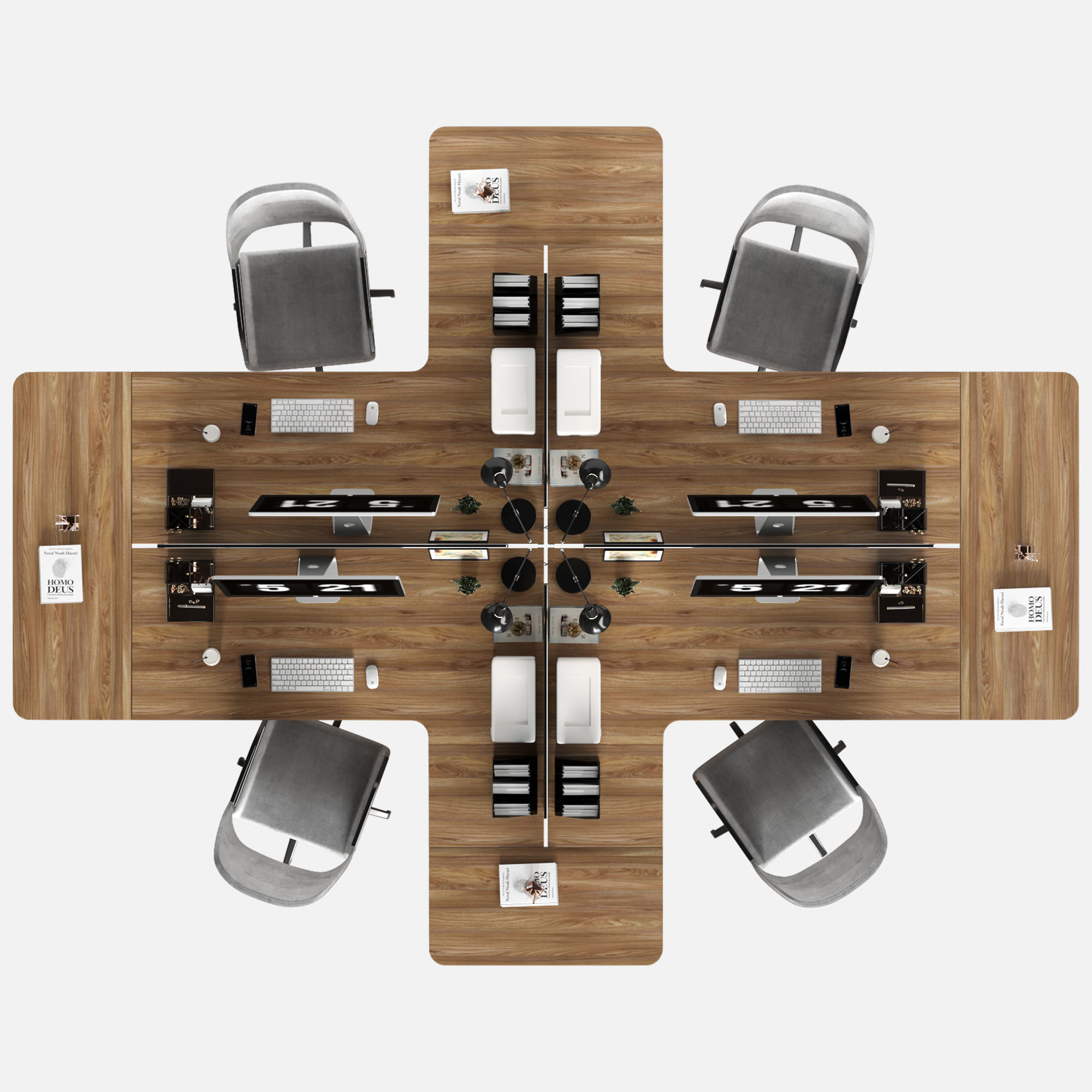 office furniture 07 3D model_2