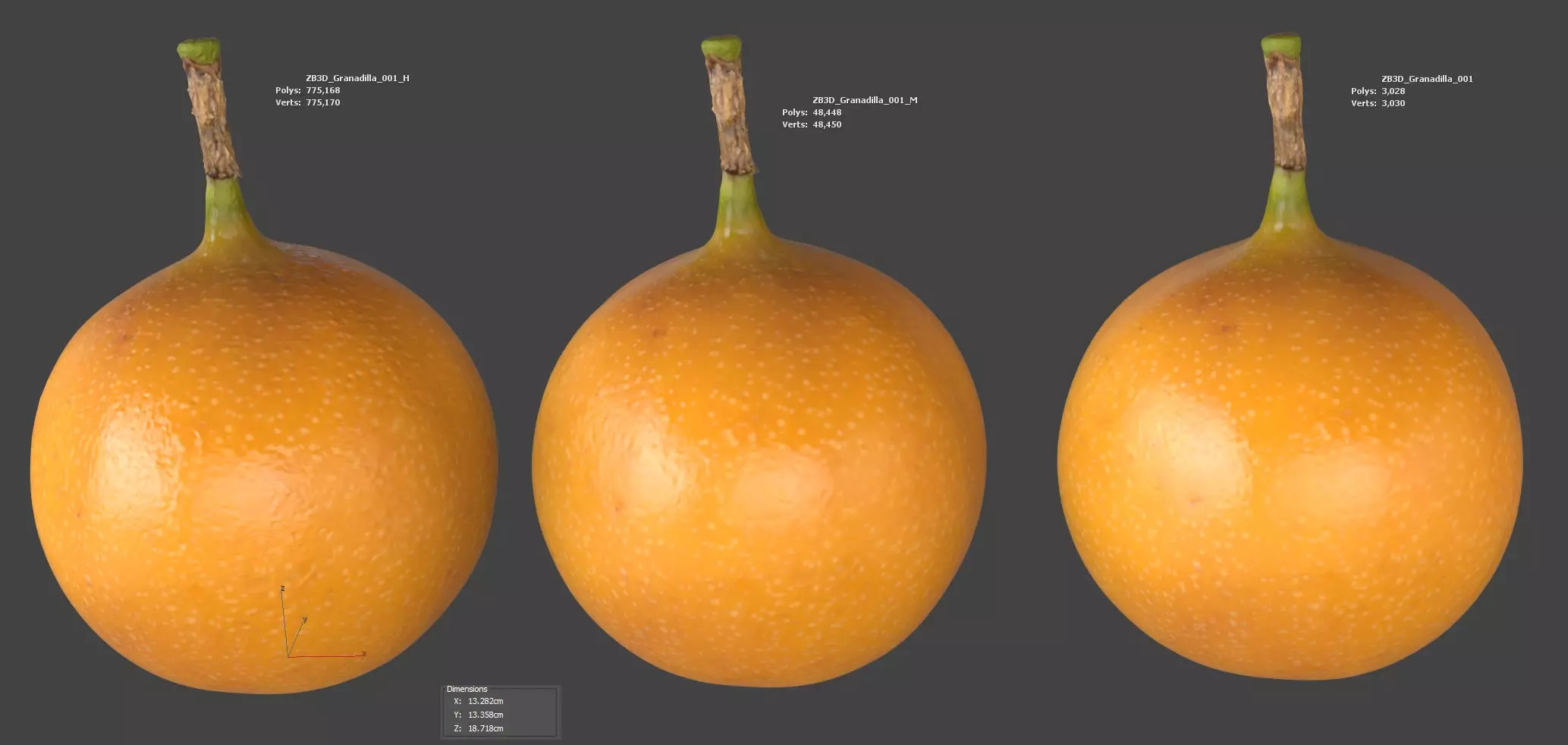 Granadilla 3D model_5
