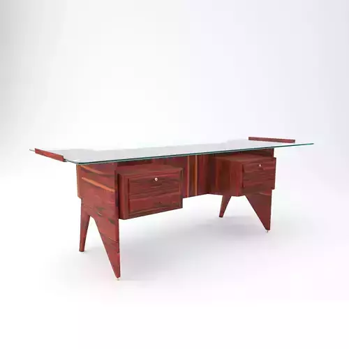Gio Ponti working table 1950 3D model