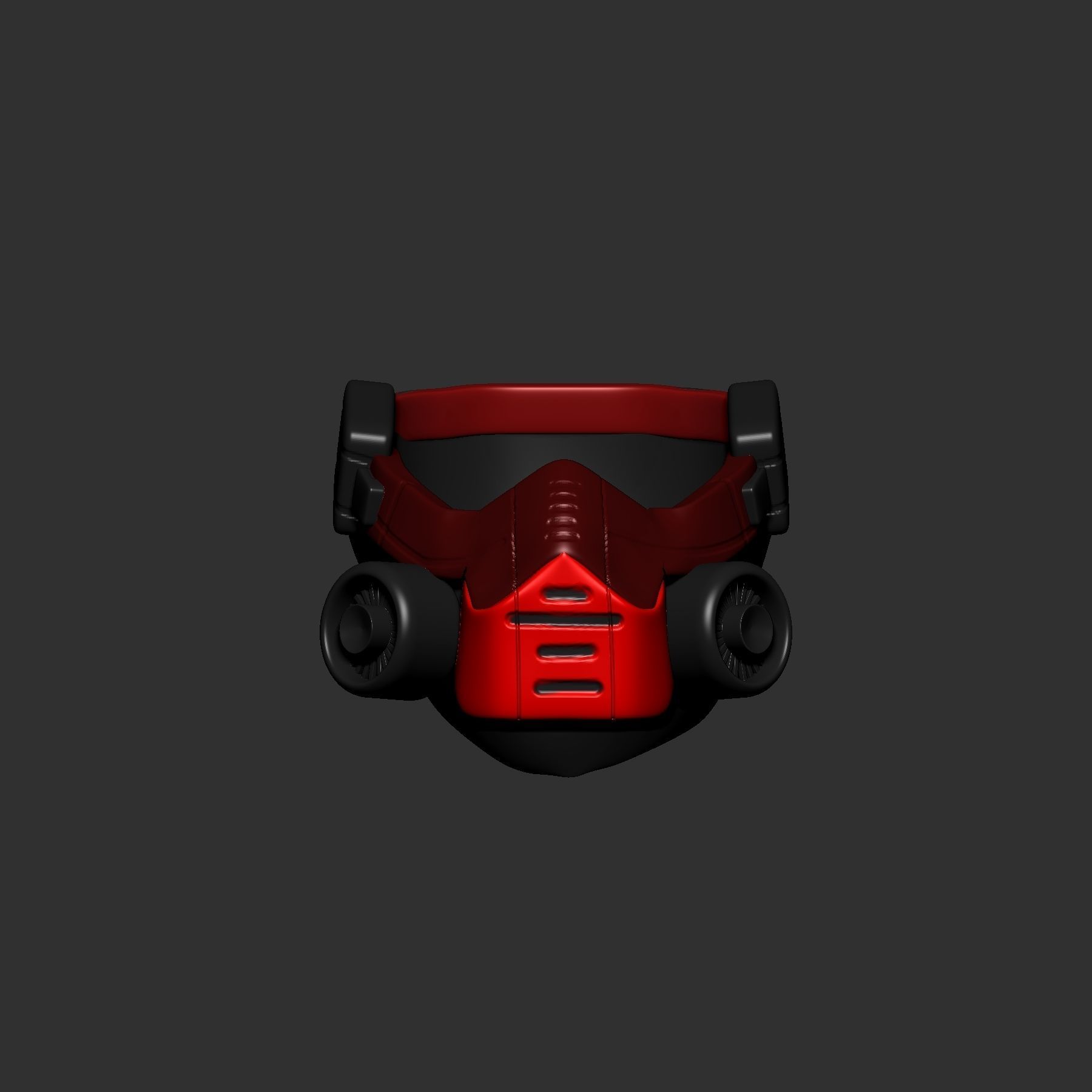 helmet high poly sculpt 3d printable  3D model_2