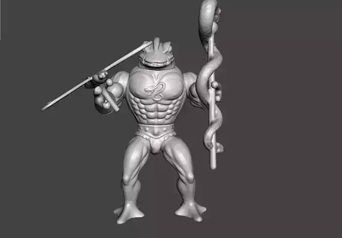 Tung Lashor Motu Style Vintage Action Figure Complete