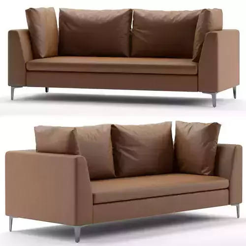 Denelli charles leather sofa