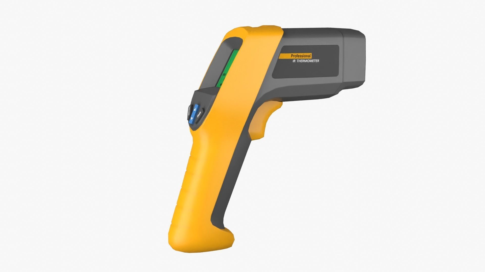 Thermometer infrared Low-poly 3D model_3