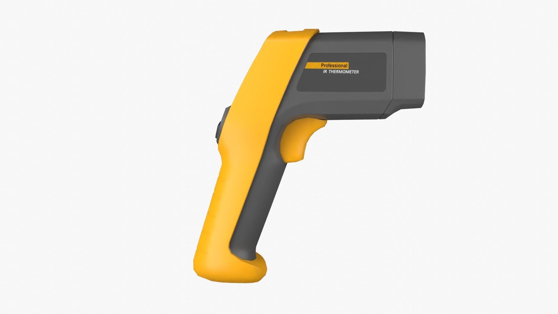 Thermometer infrared Low-poly 3D model_4