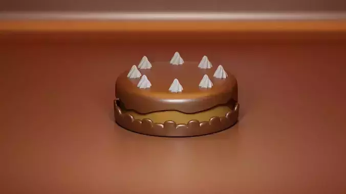 3d cake chocolate