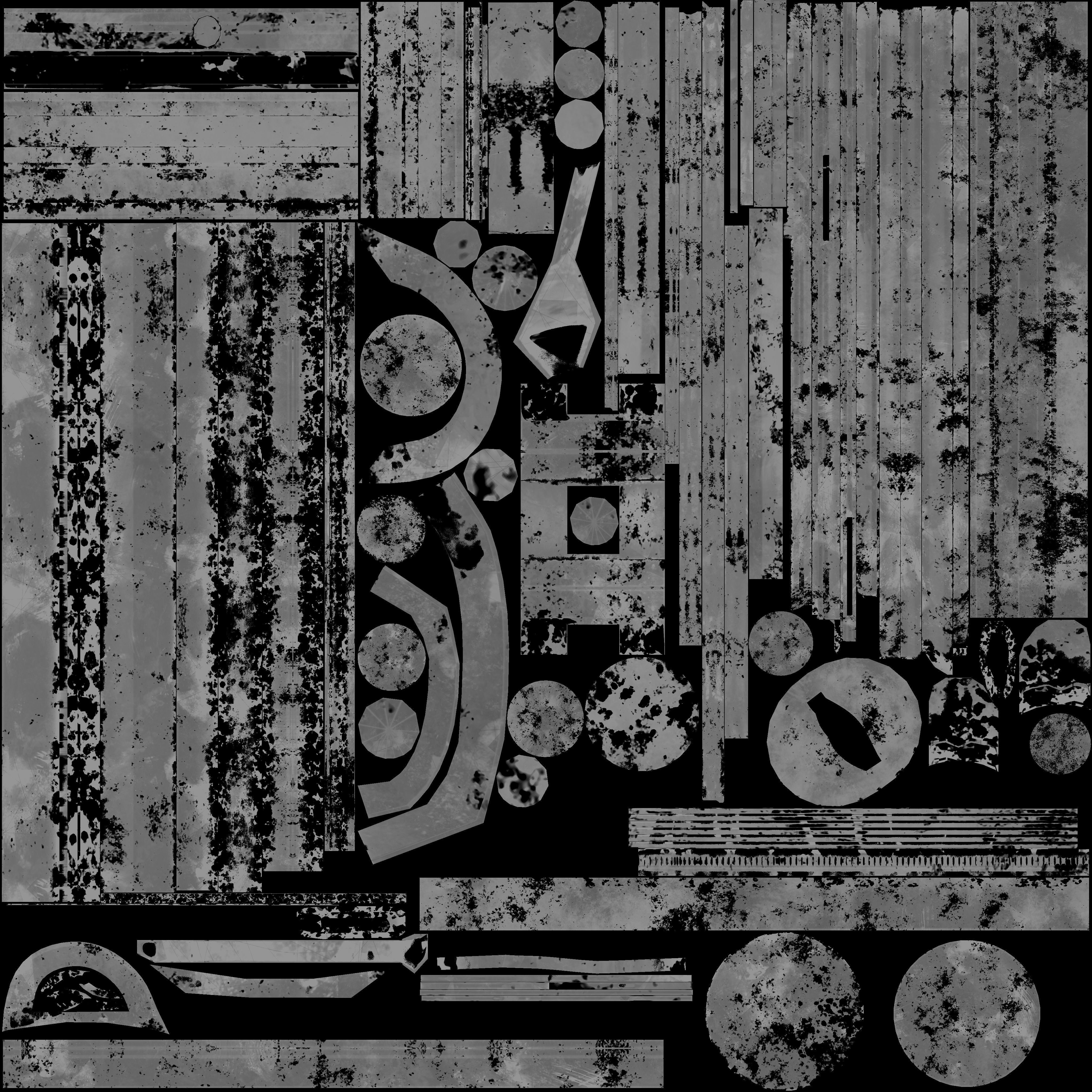 OLD Rusty Storm Lantern Lamp Low Poly Game Ready 3D Model Free low-poly 3D model_16