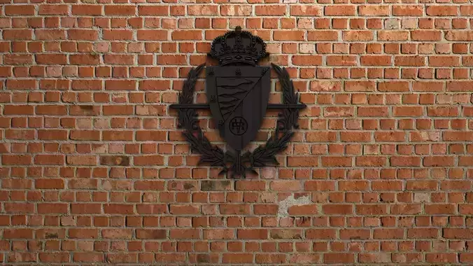 Real valladolid Logo 3D model