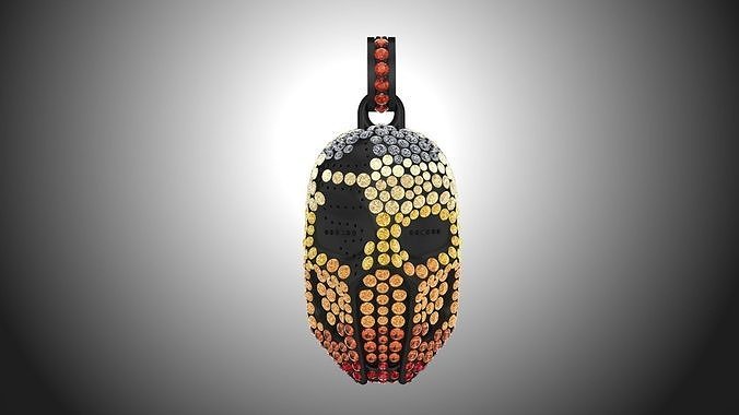 Mask sprinkled wit diamonds 3D print model