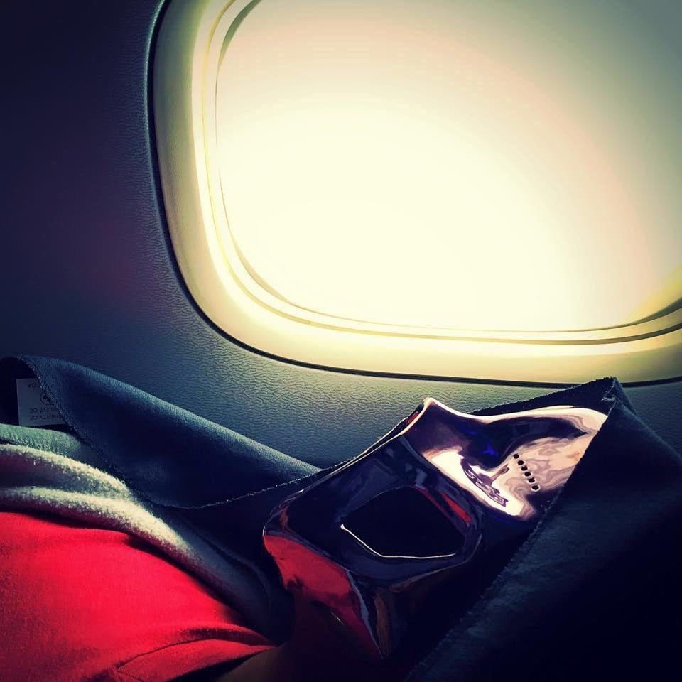 Mask sprinkled wit diamonds 3D print model_6