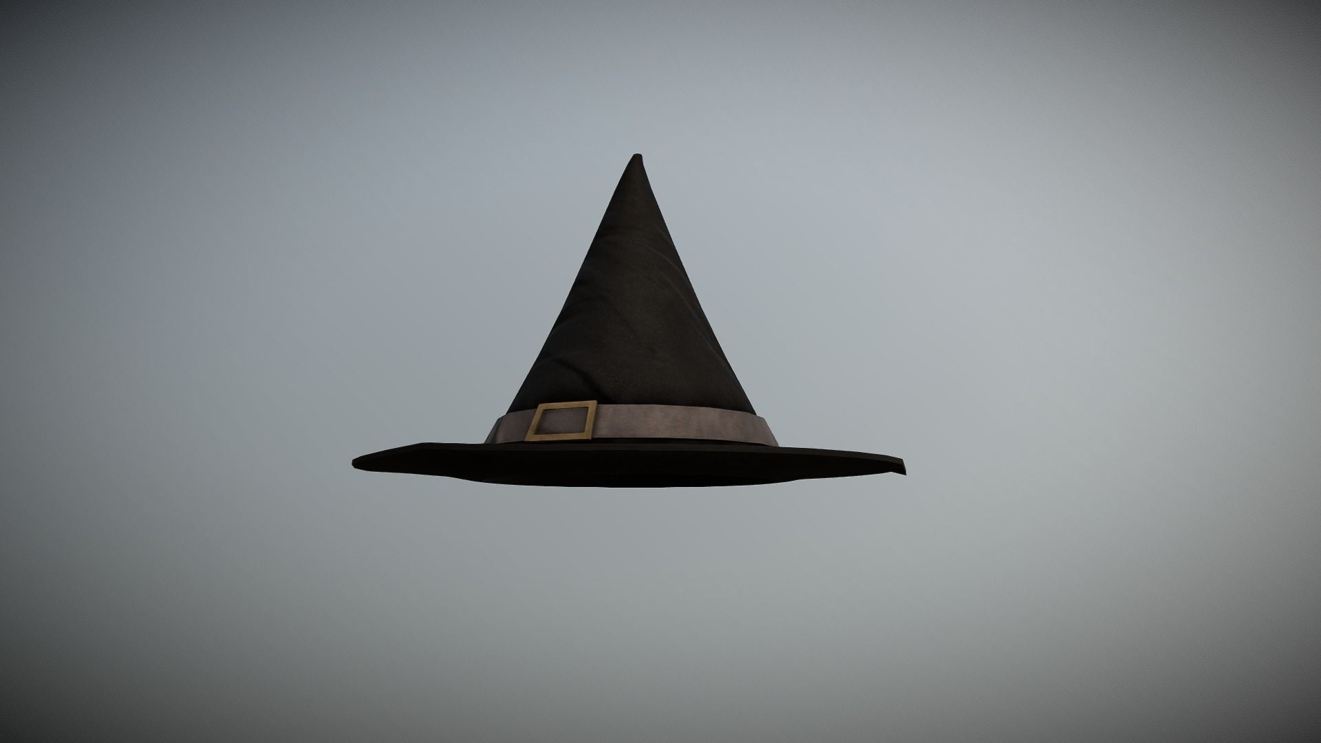 Witches Hat Low-poly 3D model_2
