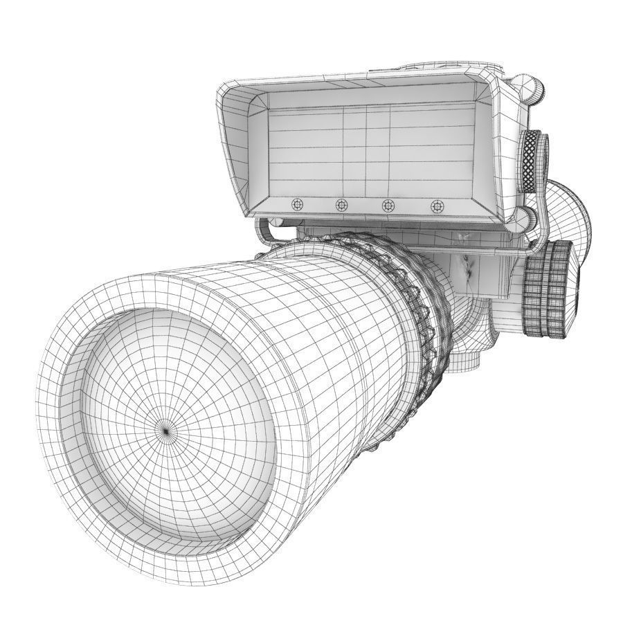 Reflectoscope 3D rifle scope 3D model_12
