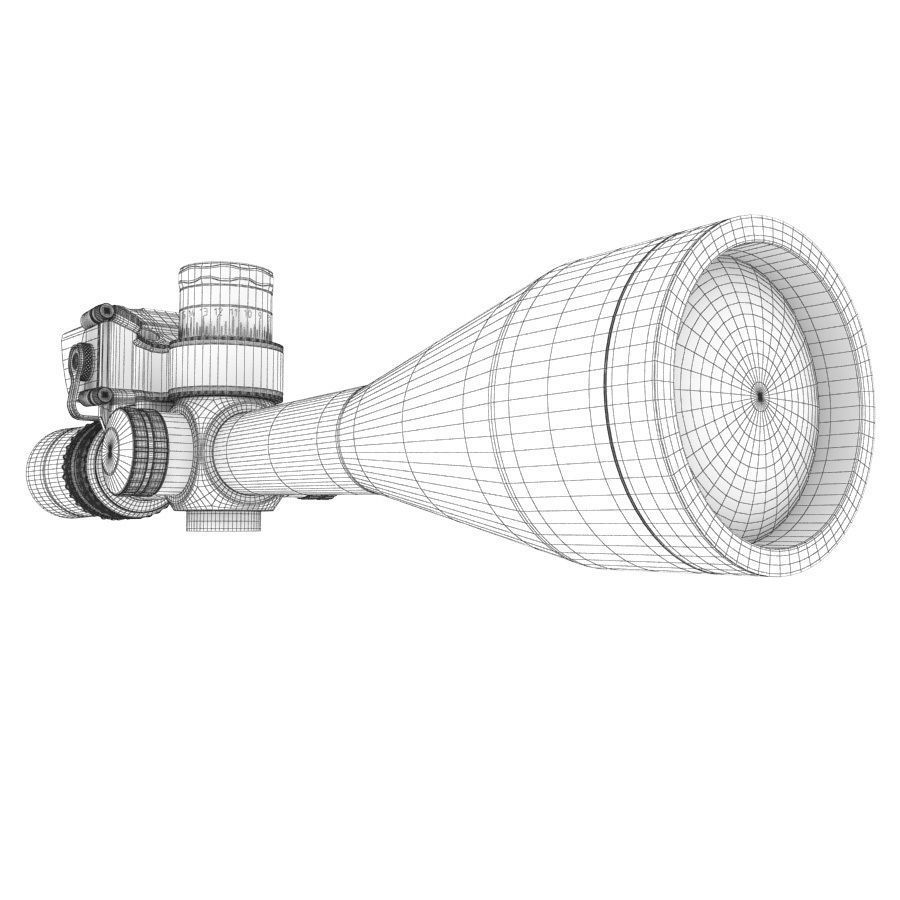 Reflectoscope 3D rifle scope 3D model_13