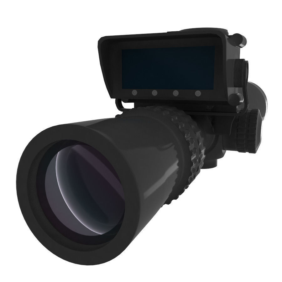 Reflectoscope 3D rifle scope 3D model_1