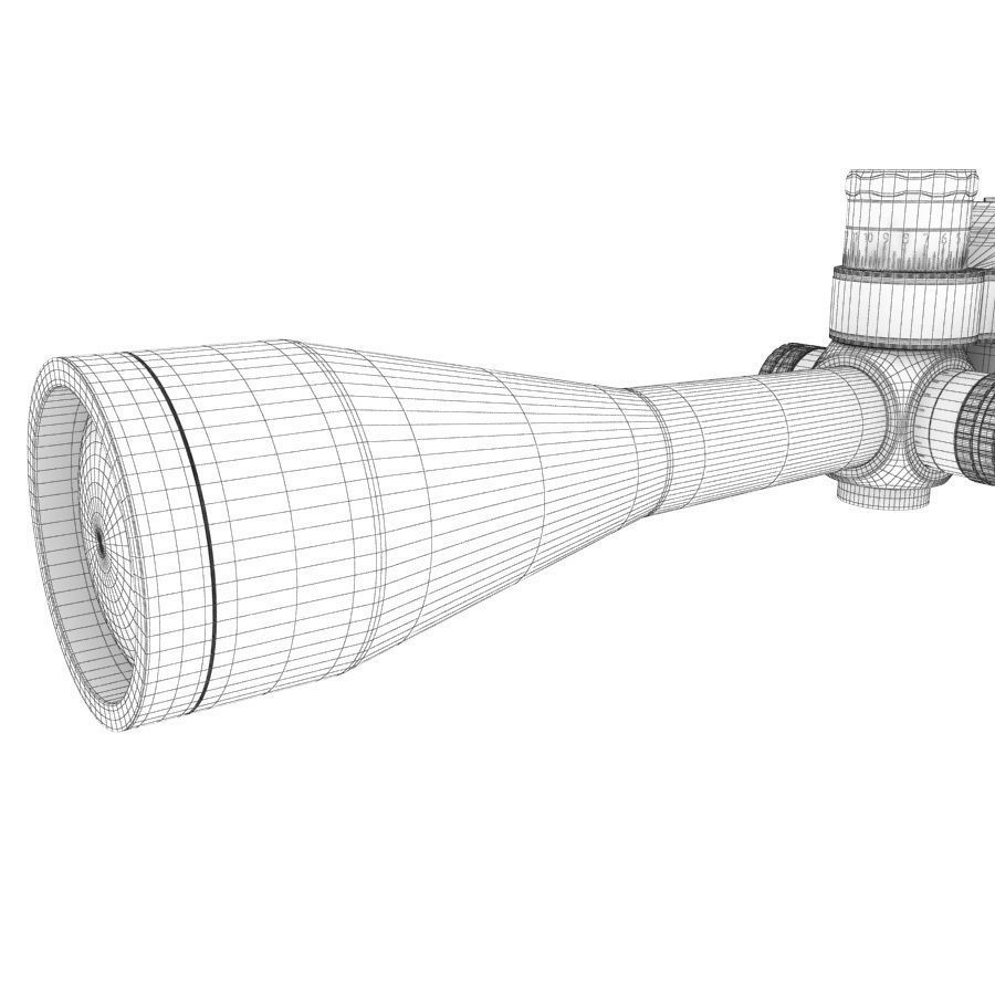 Reflectoscope 3D rifle scope 3D model_20