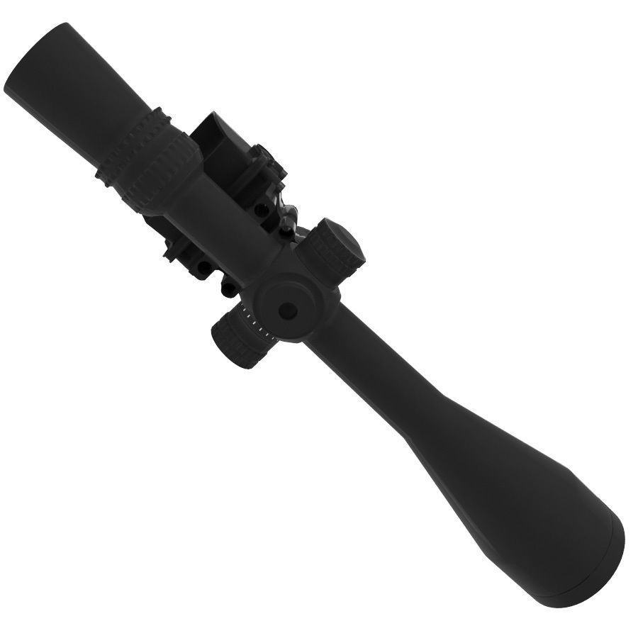 Reflectoscope 3D rifle scope 3D model_2