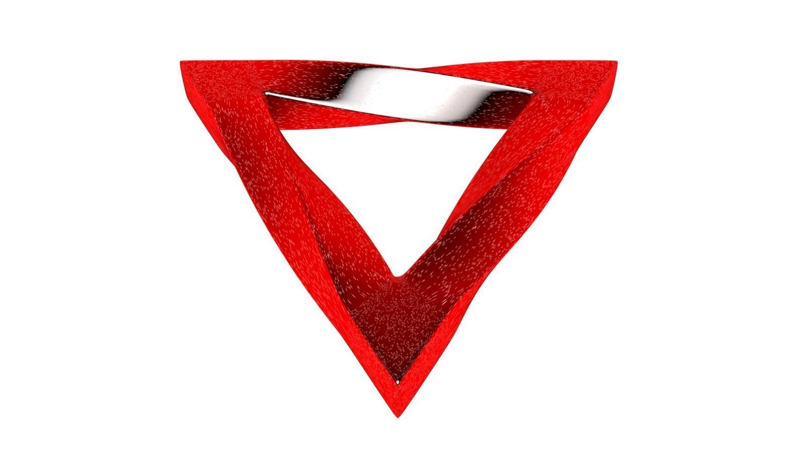 Twisted Triangle 3D print model_2