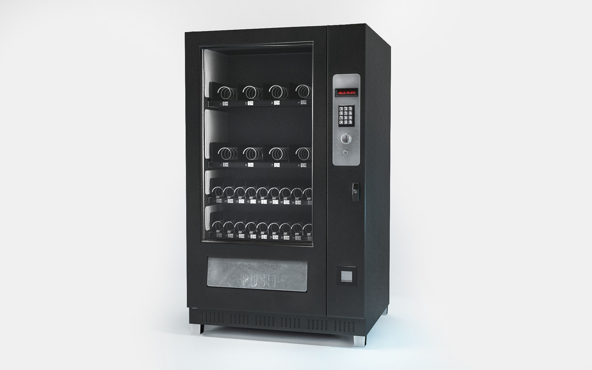 Vending machine Low-poly 3D model Low-poly 3D model_5