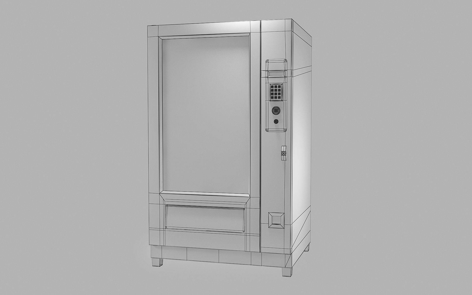 Vending machine Low-poly 3D model Low-poly 3D model_6