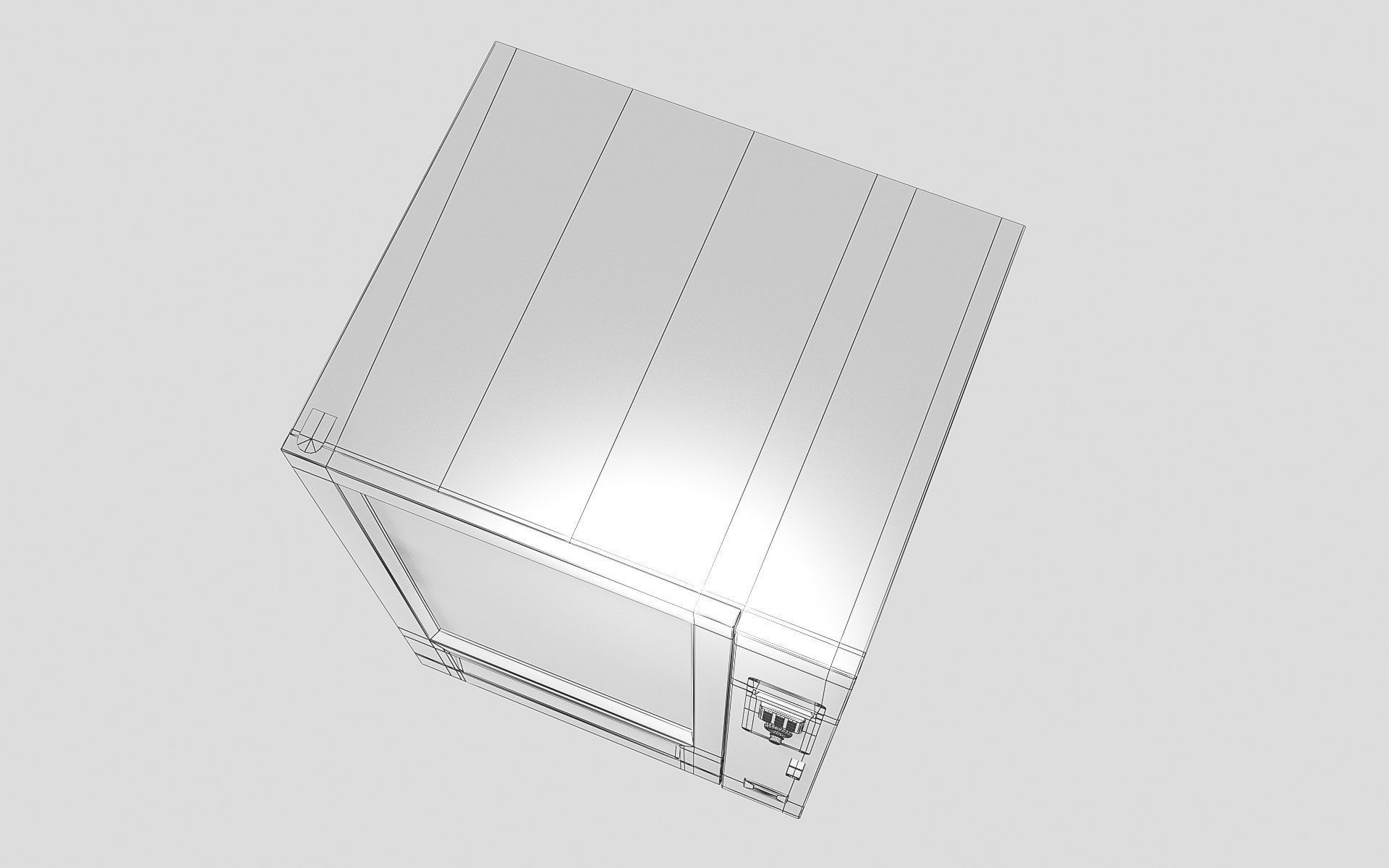 Vending machine Low-poly 3D model Low-poly 3D model_12