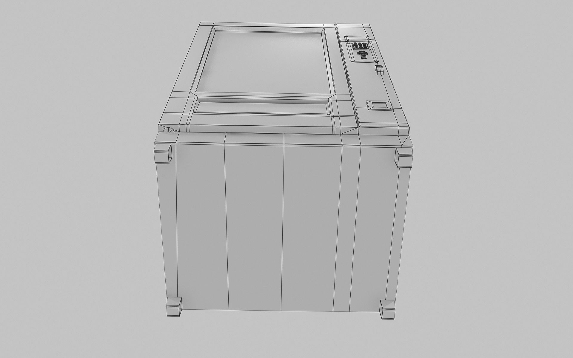 Vending machine Low-poly 3D model Low-poly 3D model_16