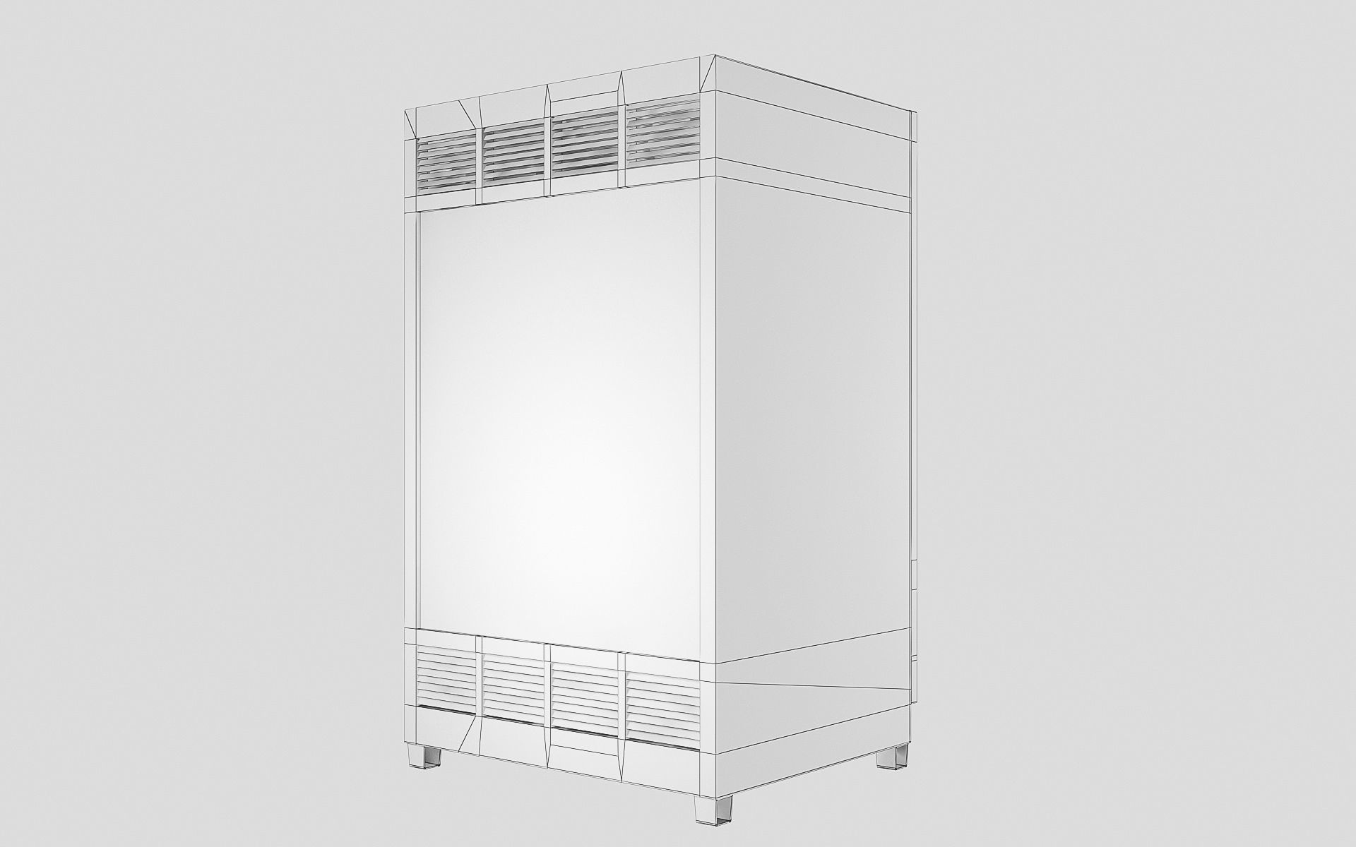 Vending machine Low-poly 3D model Low-poly 3D model_3