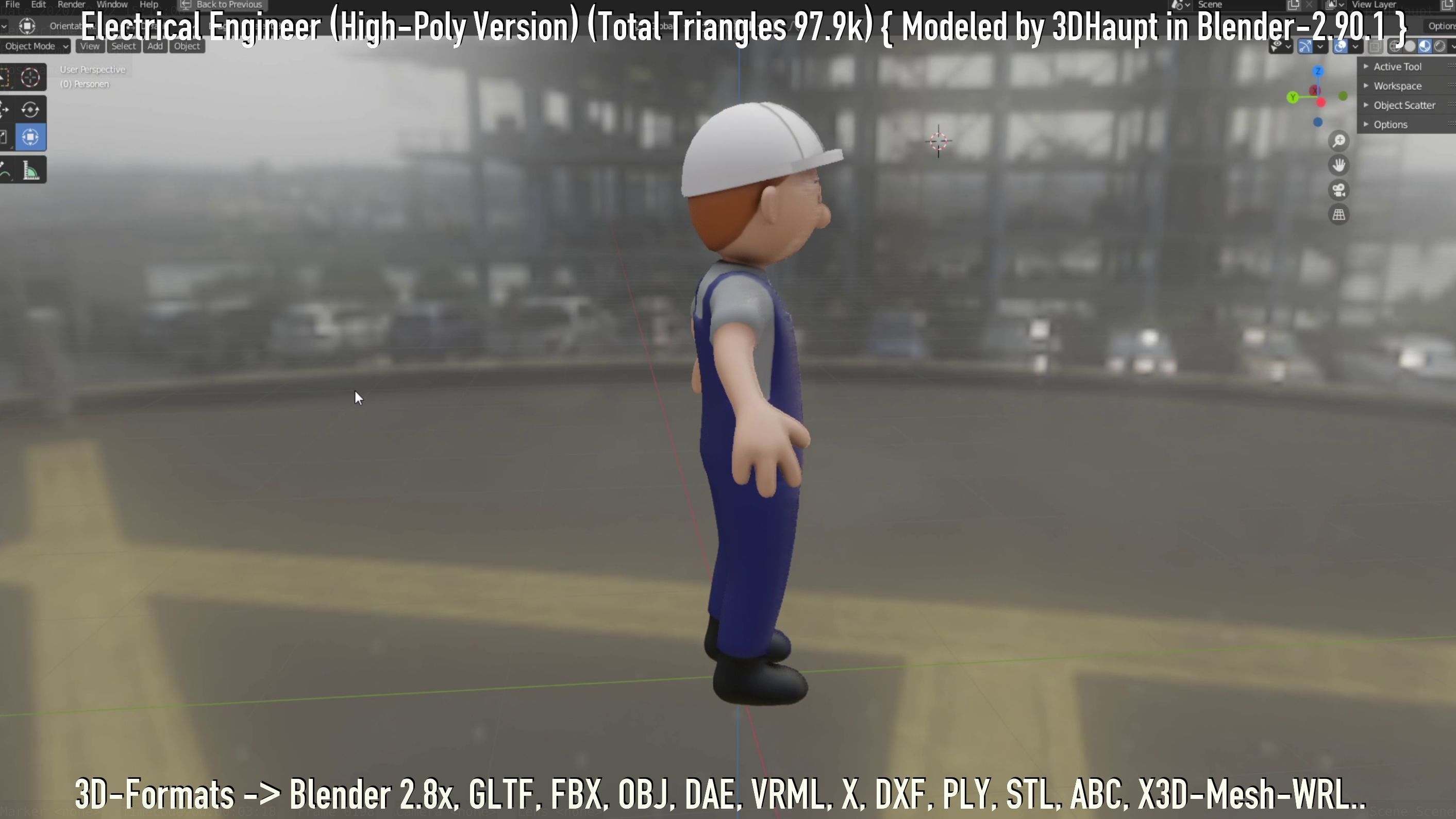 Electrical Engineer High-Poly Version Not Rigged 3D model_72