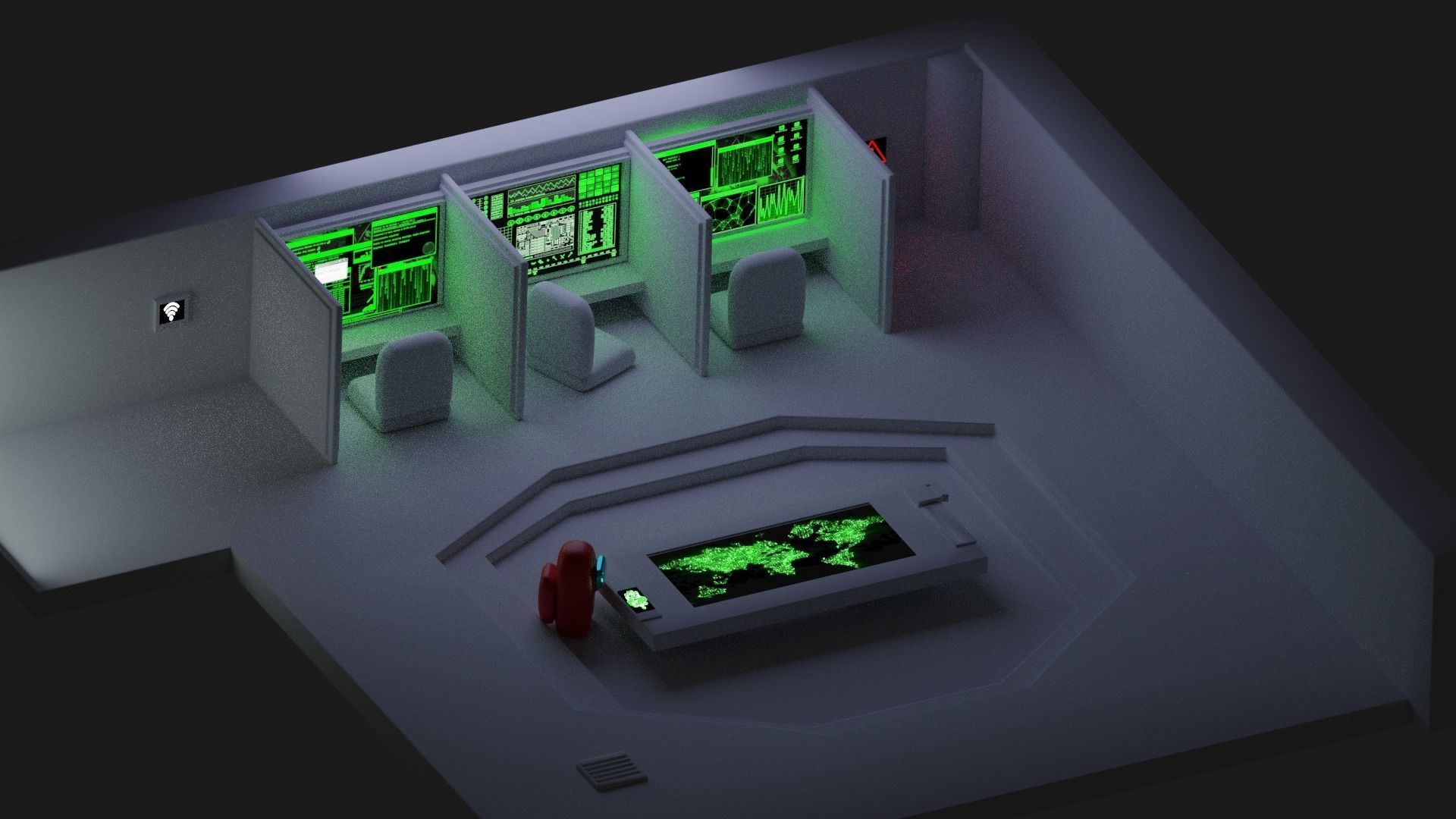 Among Us Low poly Admin