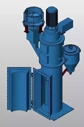 VertiMill grinding machine 3D model