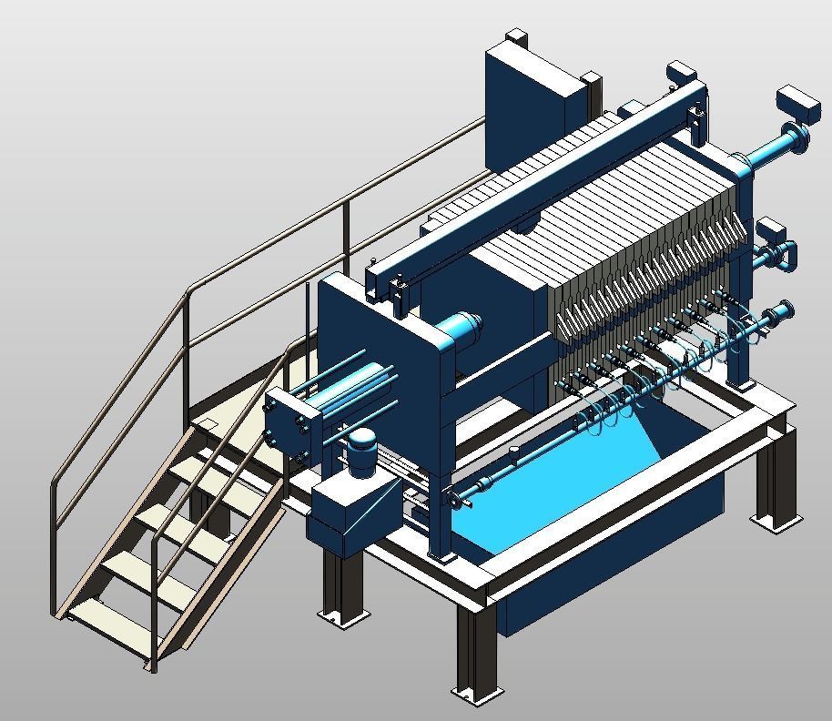Filter Press 3D model_3