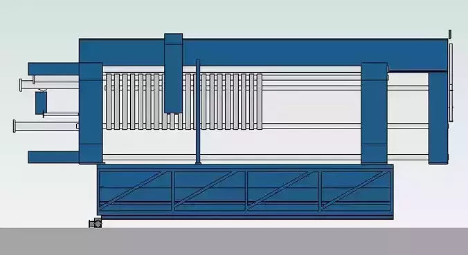 Filter Press 2 3D model