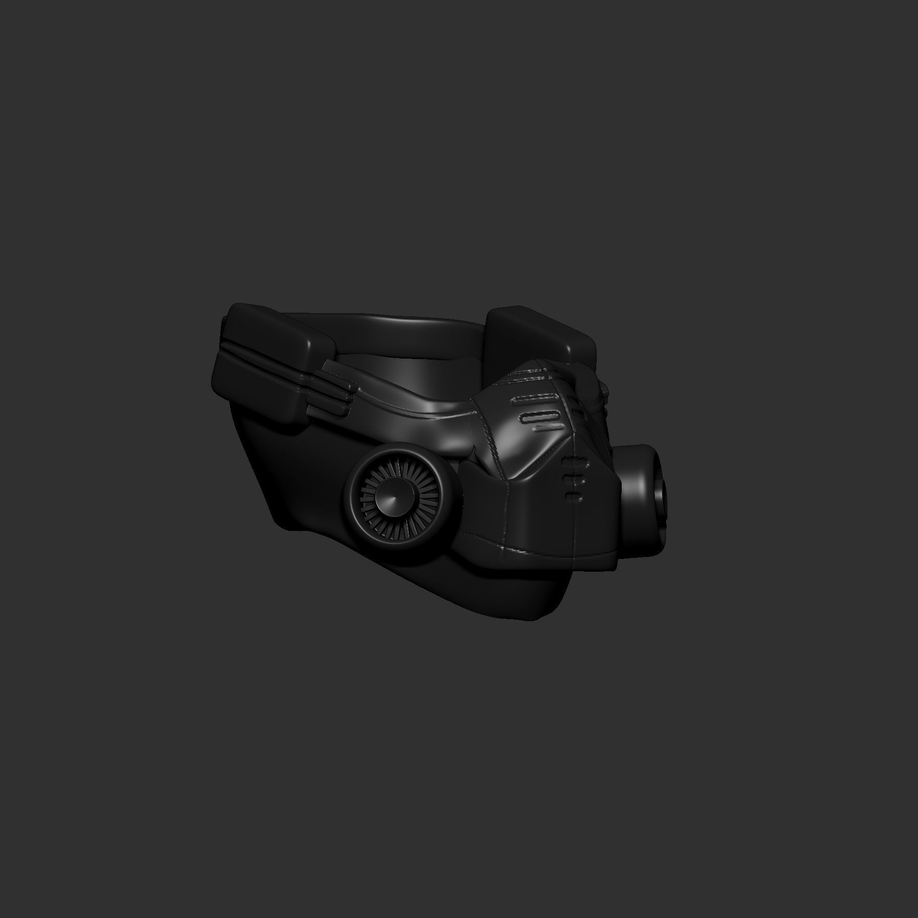 gas mask helmet 3d printable 3D model_4