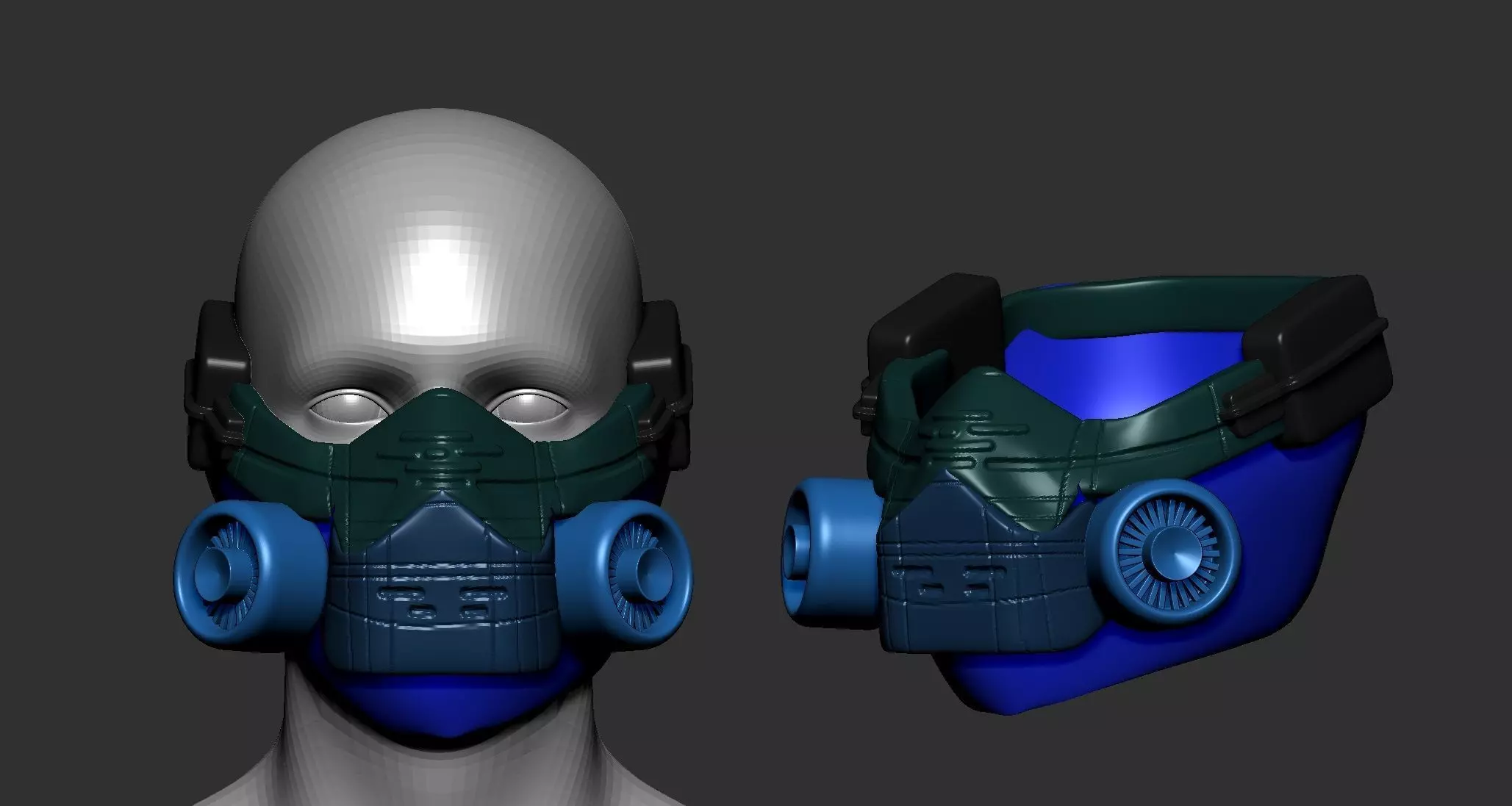 helmet high poly sculpt 3d printable 3D model