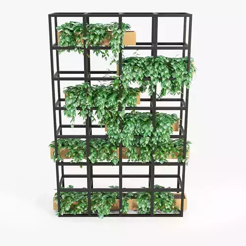 metal racks in the interior 2