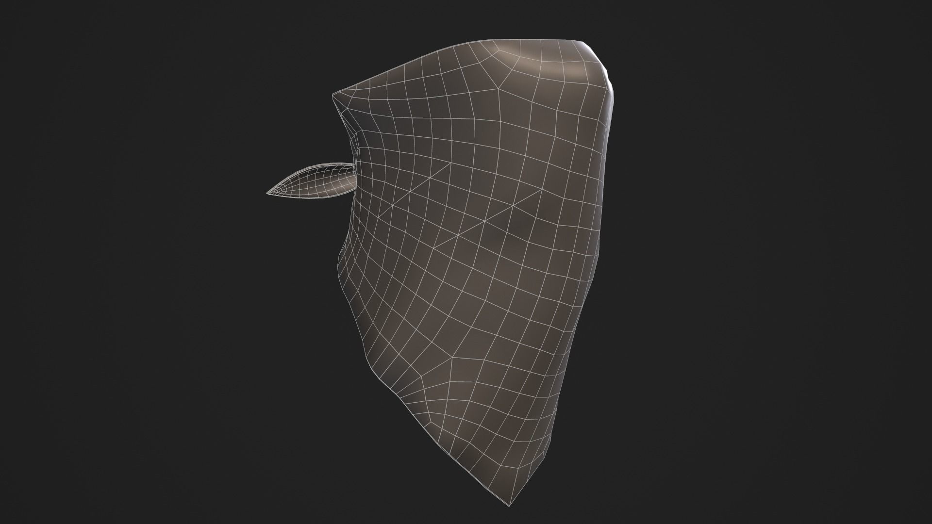 Bandanas two paisley Low-poly 3D model_23