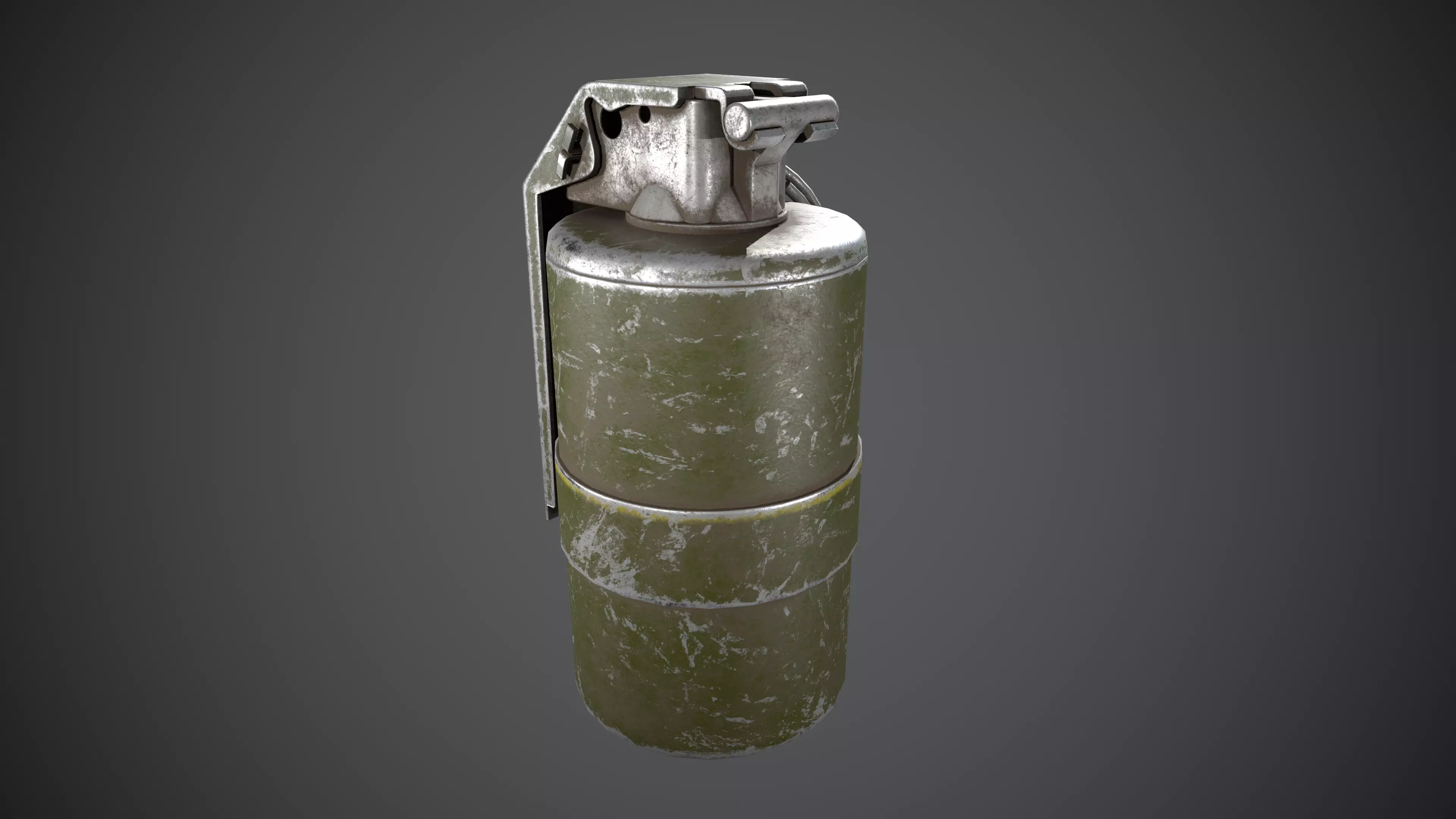 M18 GRENADE Low-poly 3D model_0