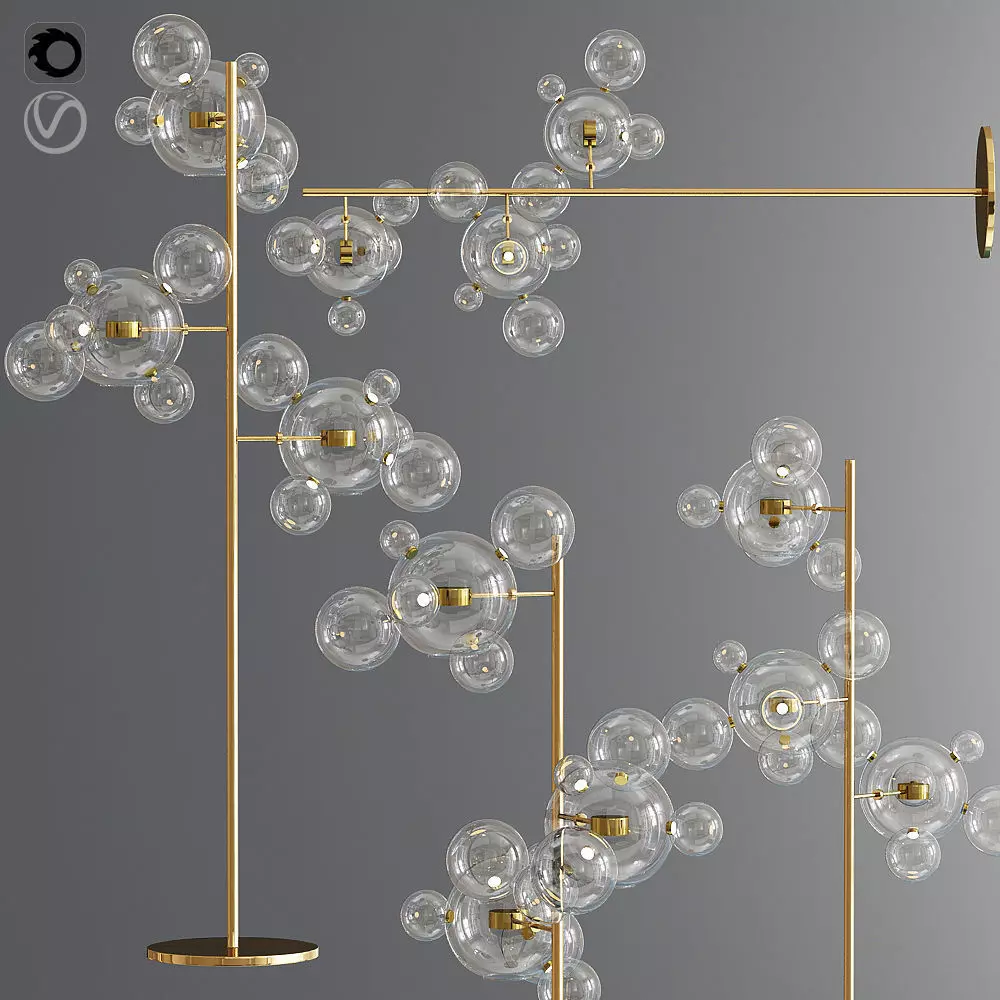 Bolle Floor Lamp 3D model