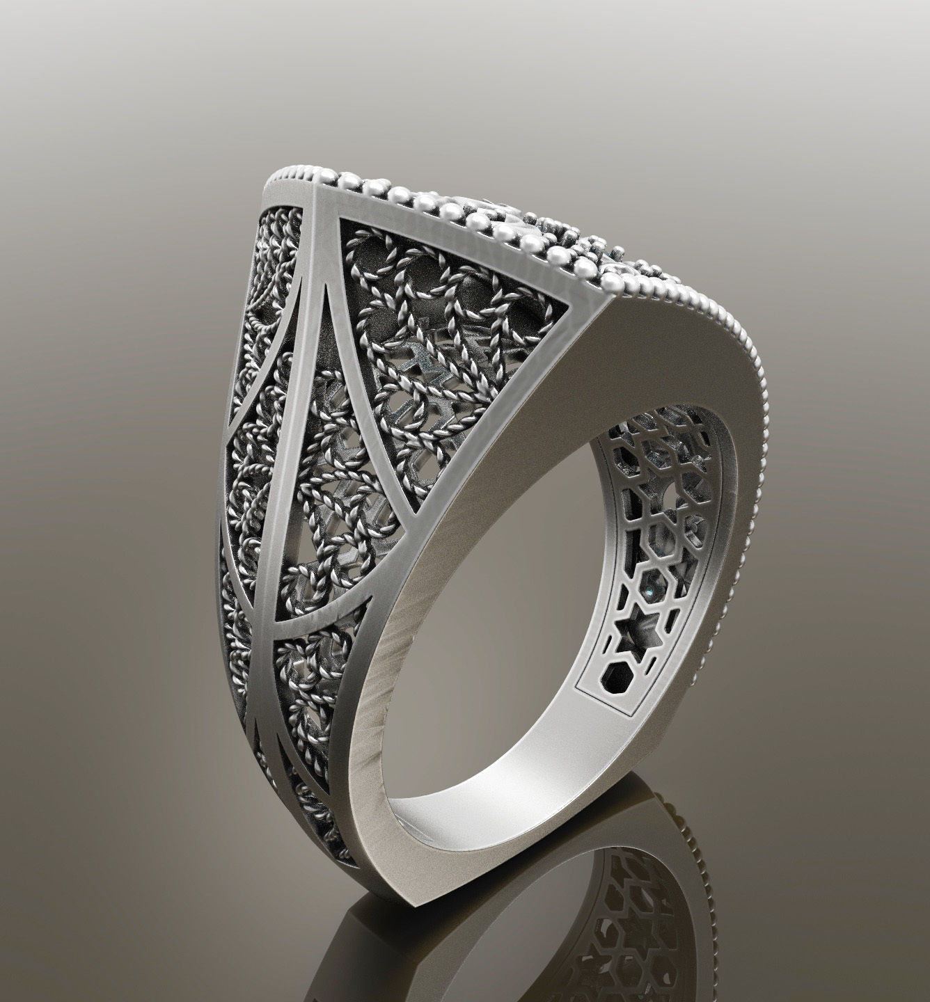 Unisex Ring 2 3D print model_2